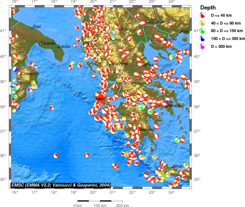 Regional moment Tensor
