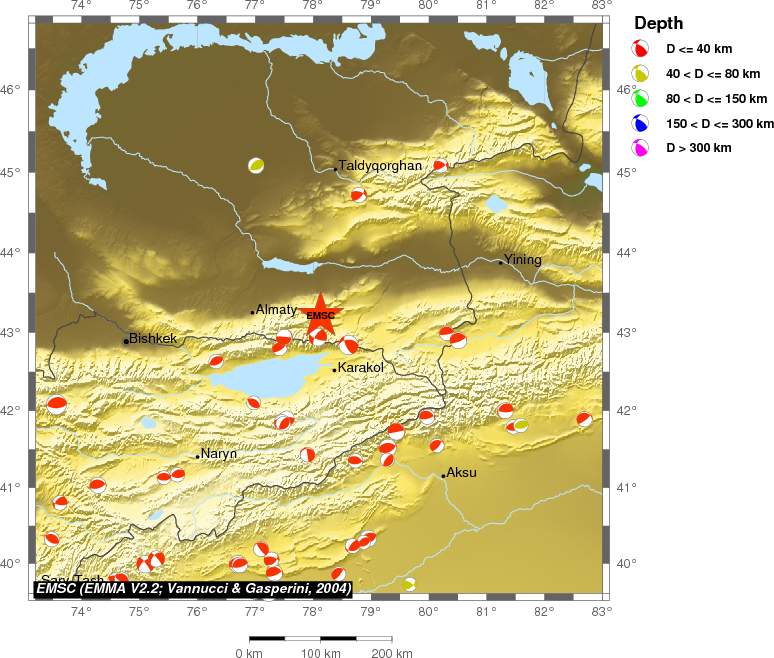 Regional moment Tensor