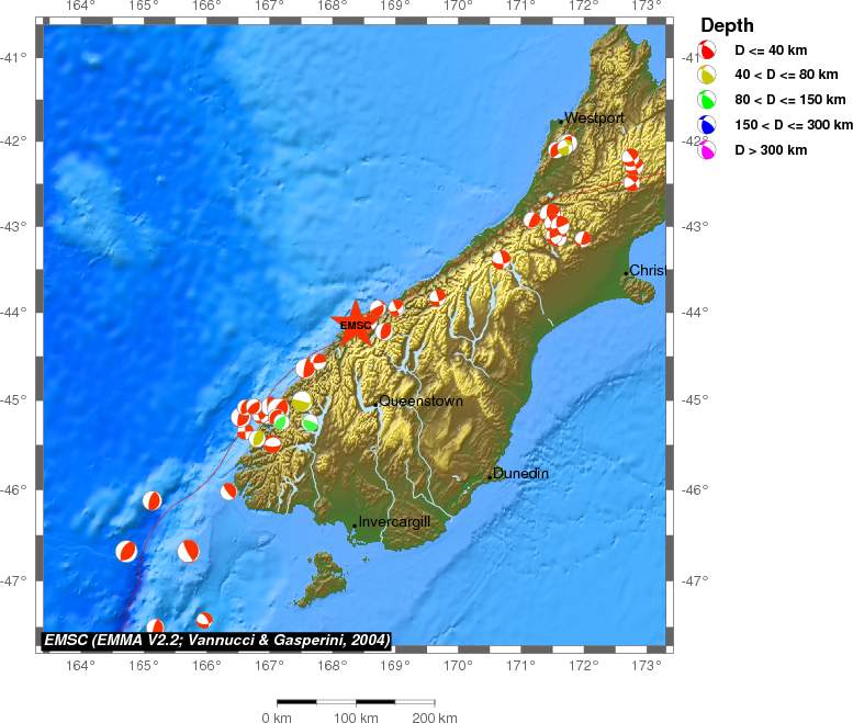 Regional moment Tensor