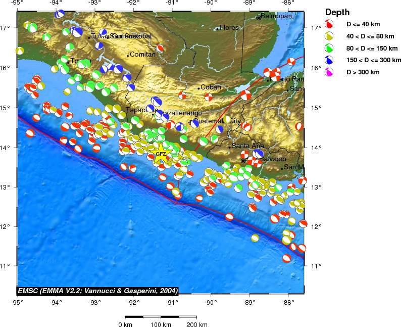 Regional moment Tensor