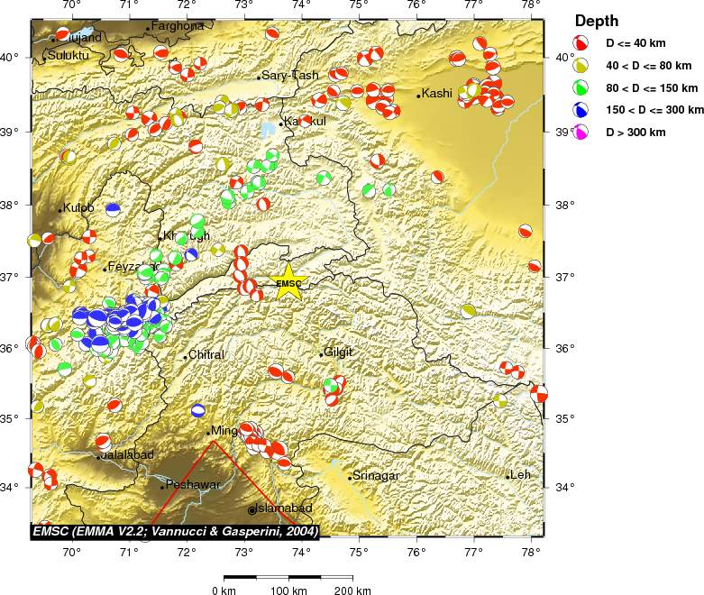 Regional moment Tensor
