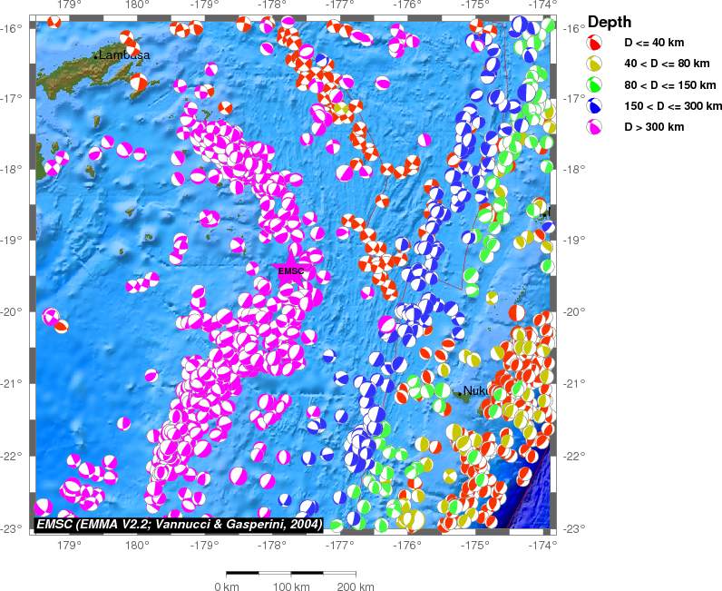 Regional moment Tensor