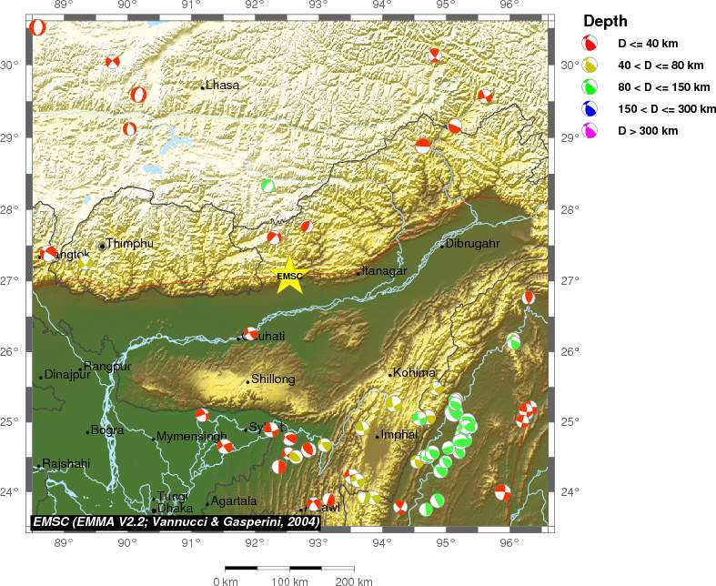 Regional moment Tensor
