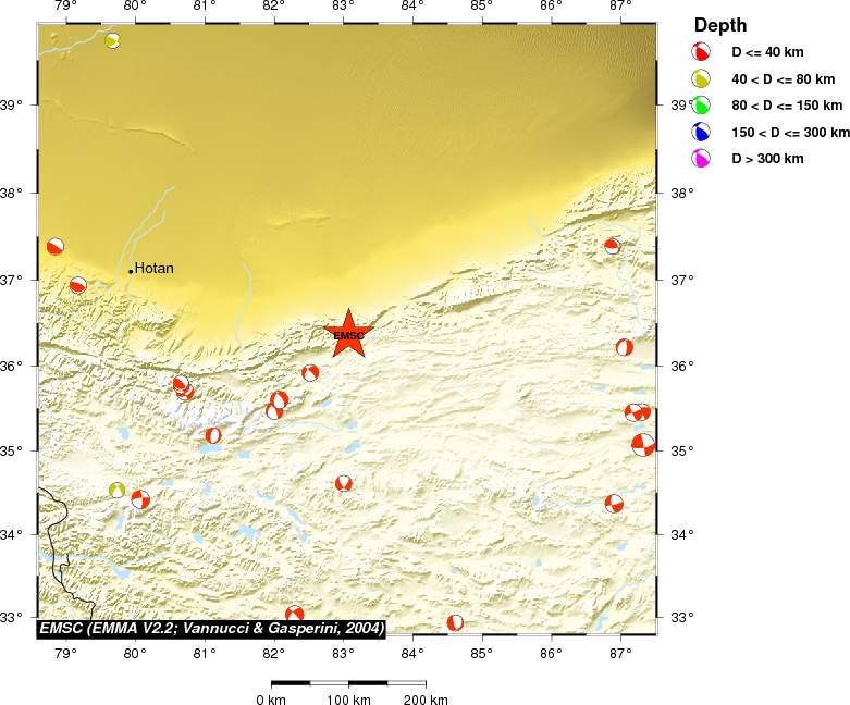 Regional moment Tensor