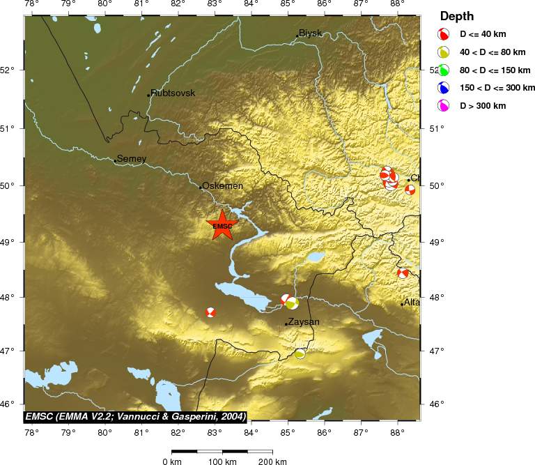 Regional moment Tensor