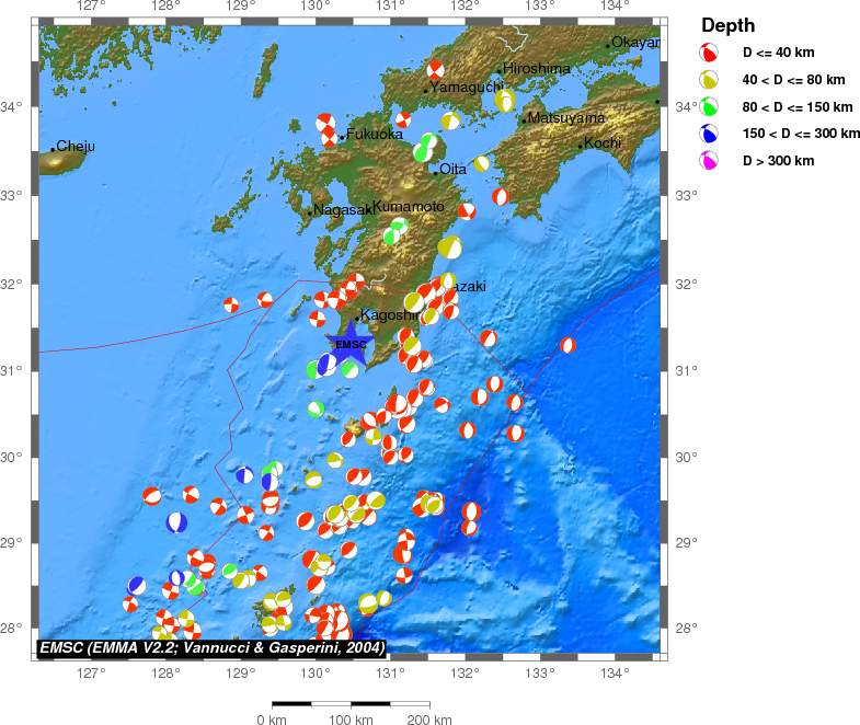 Regional moment Tensor