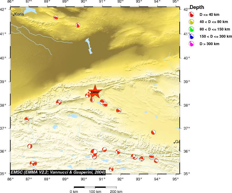 Regional moment Tensor