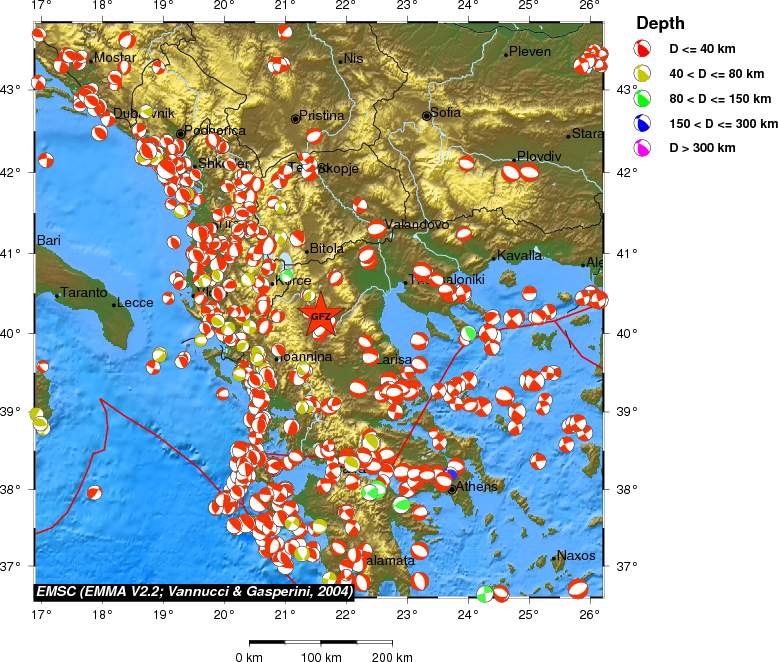 Regional moment Tensor