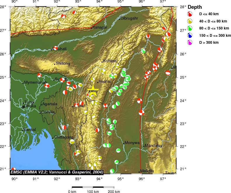 Regional moment Tensor