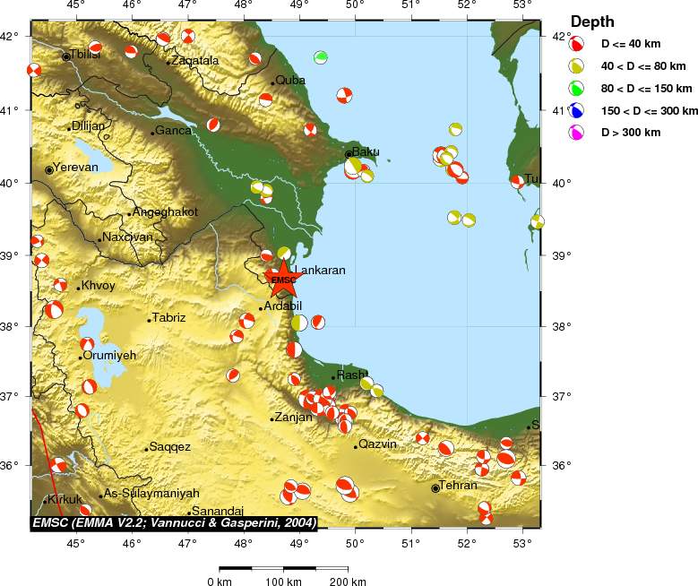 Regional moment Tensor