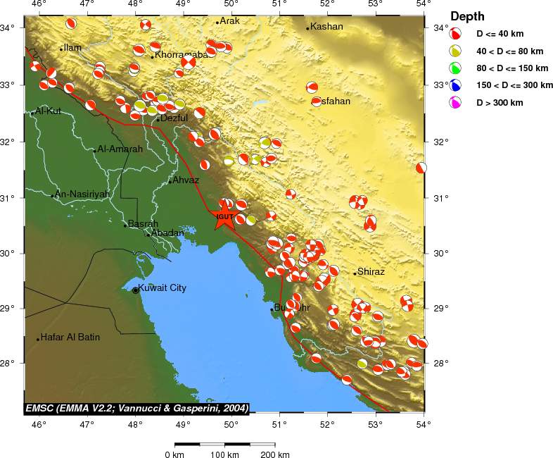 Regional moment Tensor