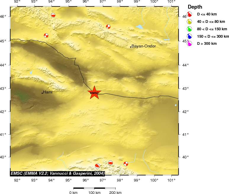 Regional moment Tensor
