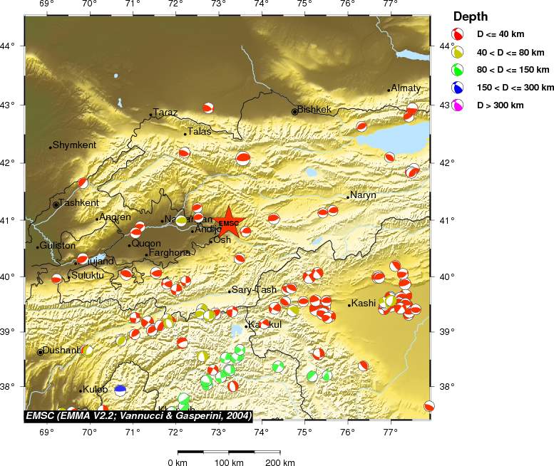 Regional moment Tensor