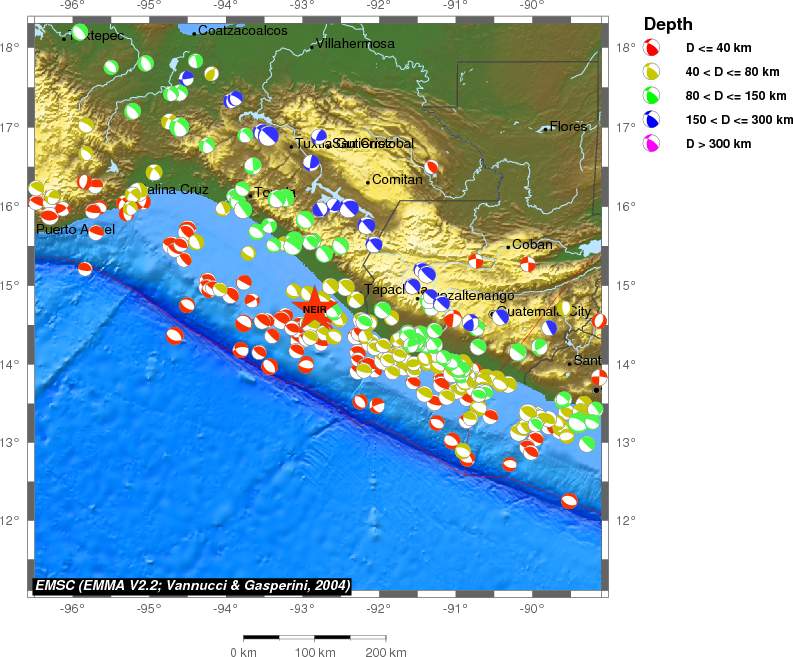 Regional moment Tensor