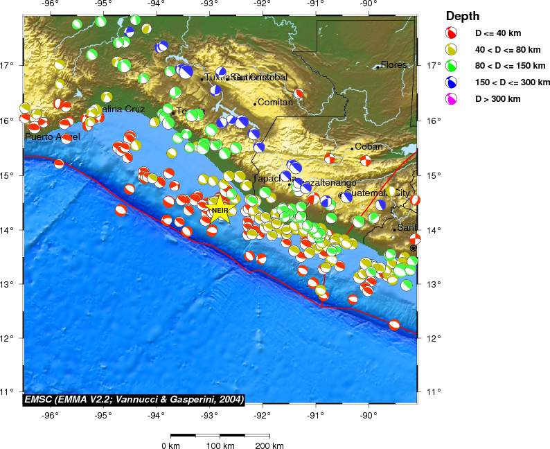 Regional moment Tensor