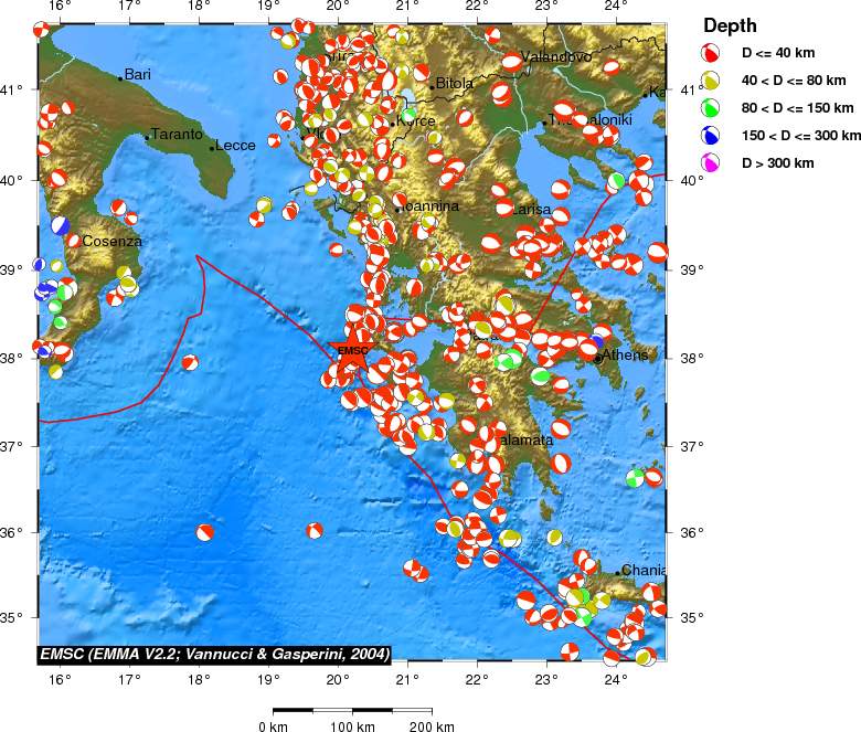 Regional moment Tensor