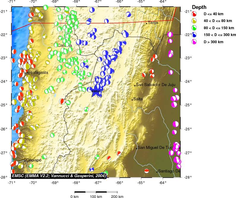 Regional moment Tensor