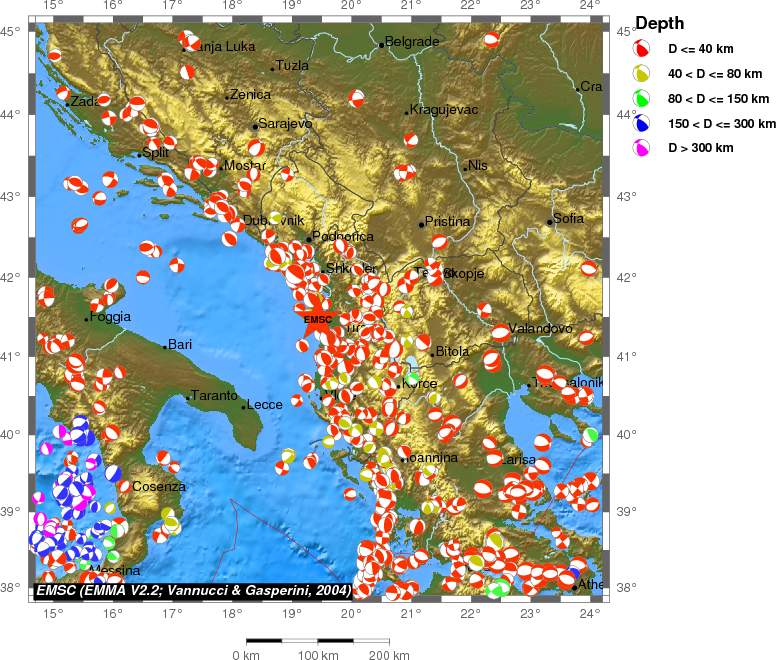 Regional moment Tensor
