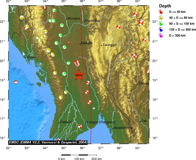 Regional moment Tensor