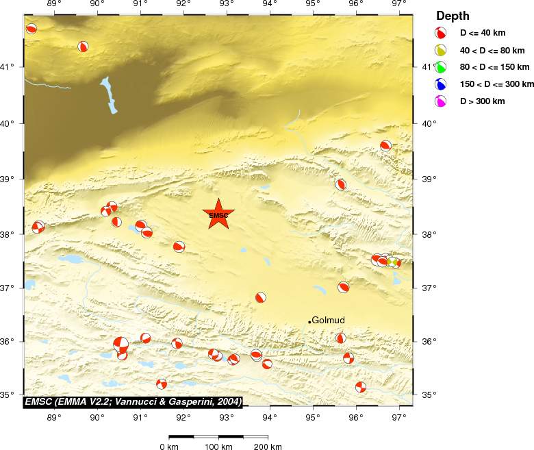 Regional moment Tensor