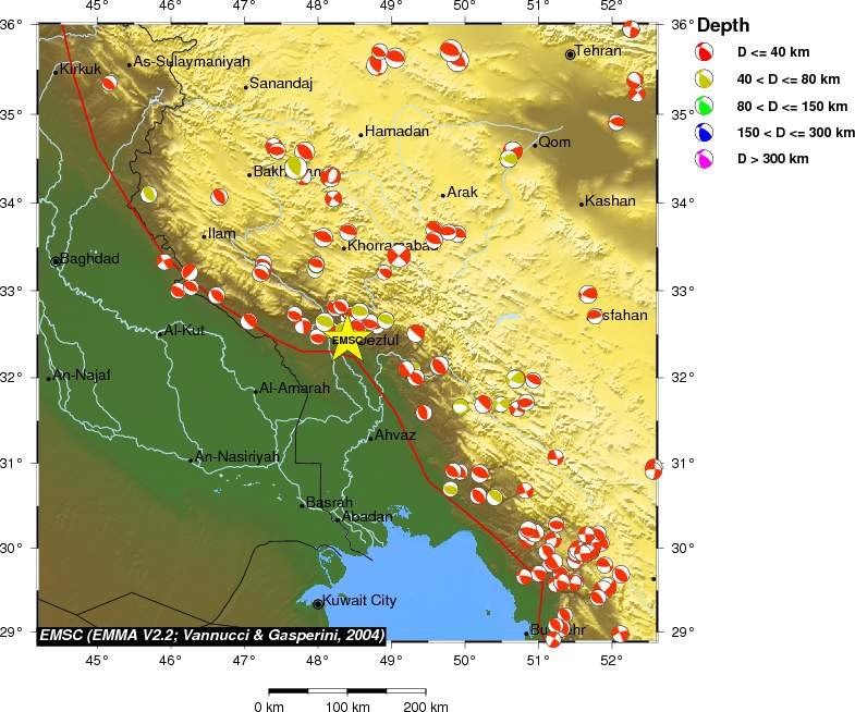 Regional moment Tensor