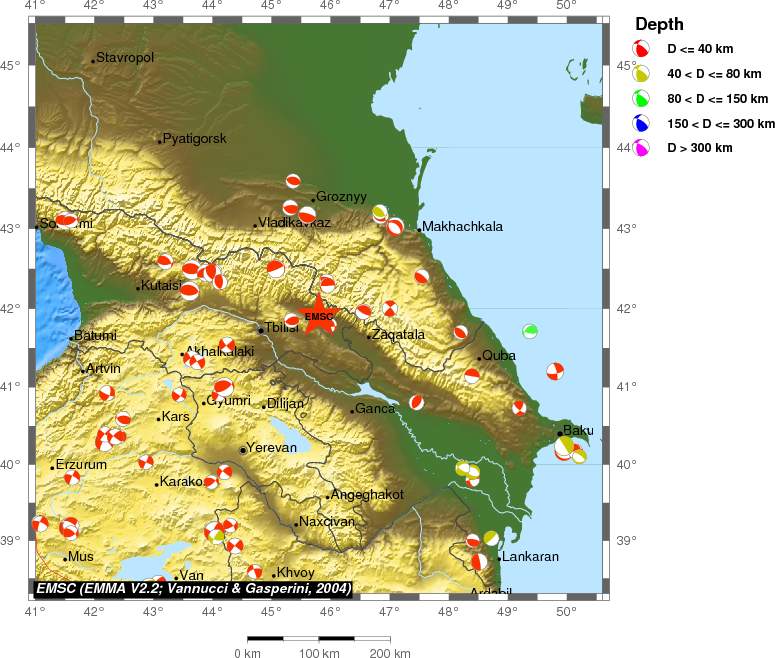 Regional moment Tensor