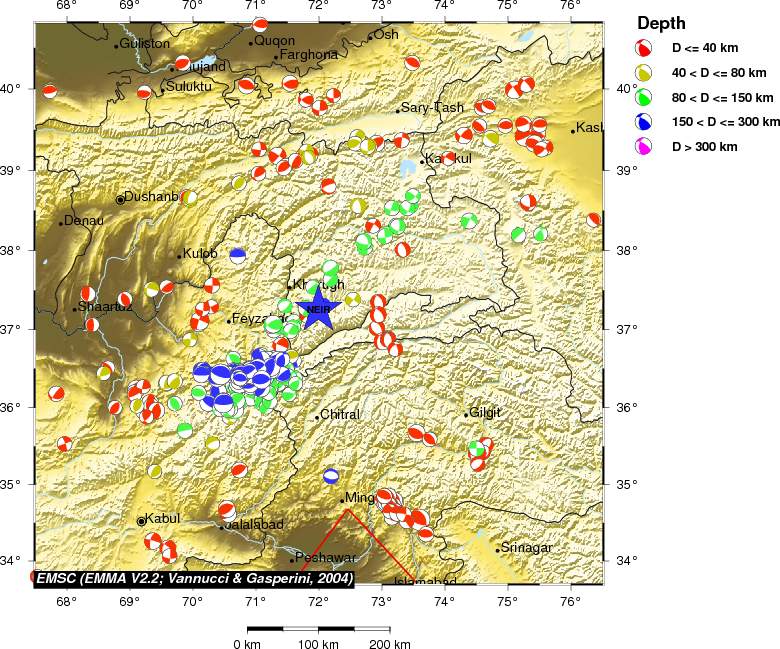 Regional moment Tensor