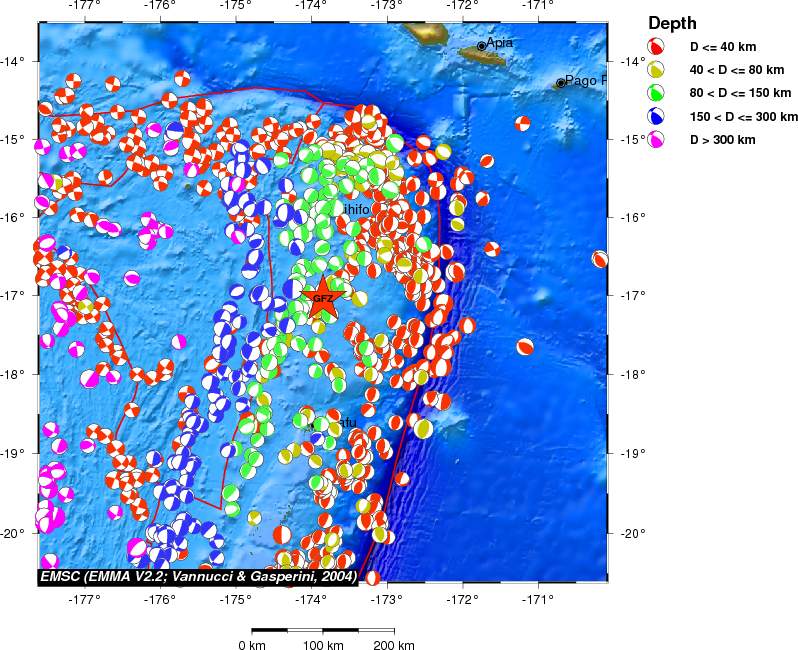 Regional moment Tensor