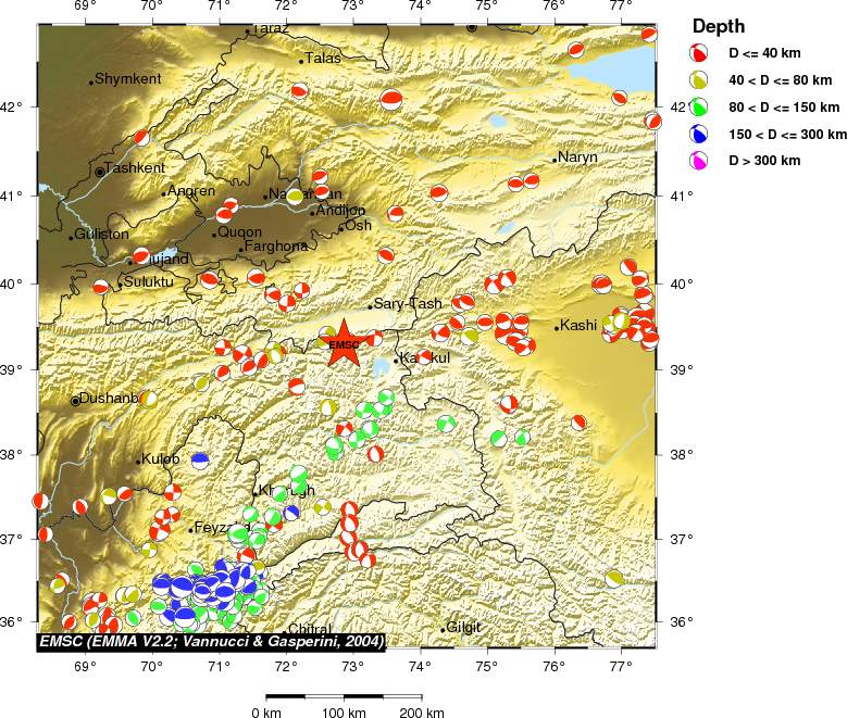 Regional moment Tensor