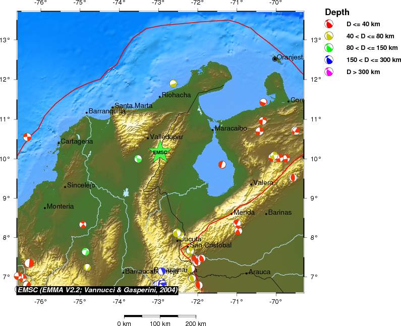 Regional moment Tensor