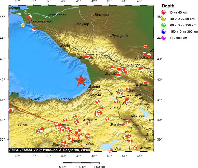 Regional moment Tensor