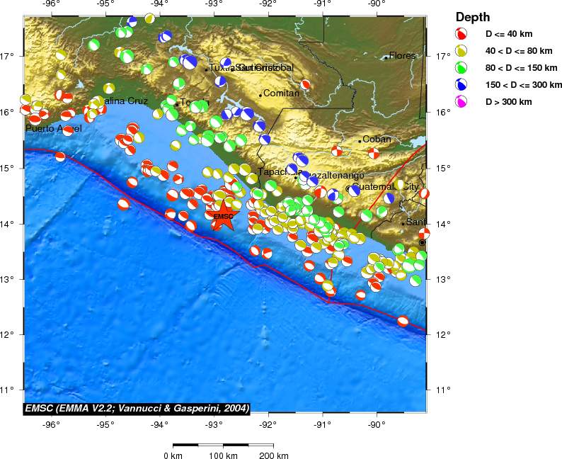 Regional moment Tensor
