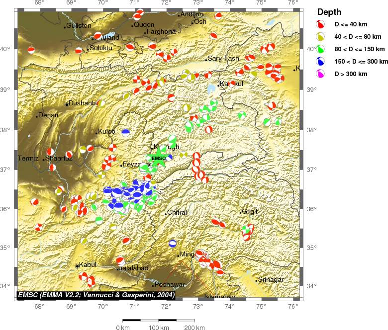 Regional moment Tensor