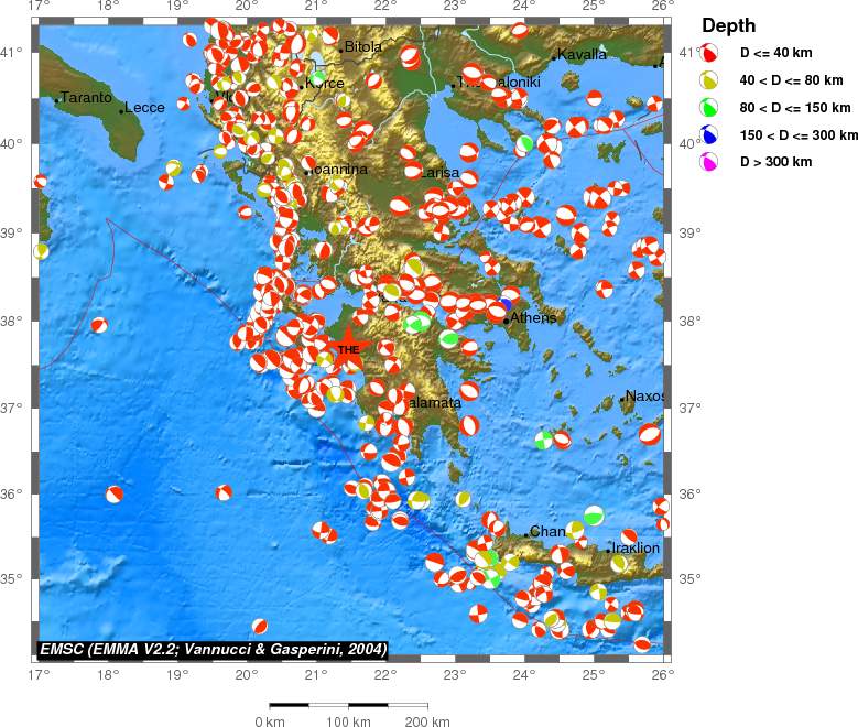 Regional moment Tensor