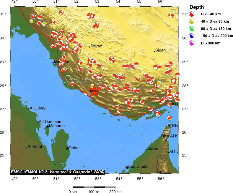Regional moment Tensor