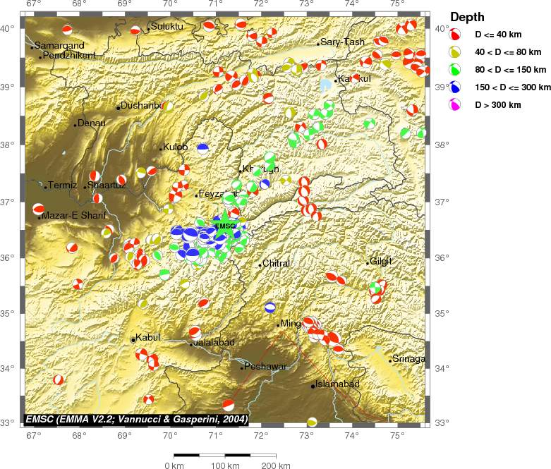 Regional moment Tensor