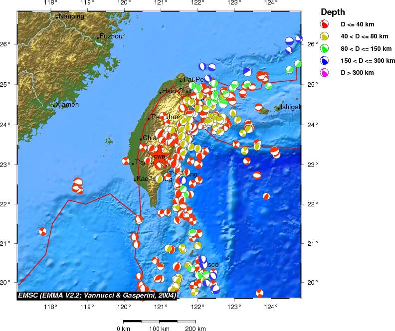 Regional moment Tensor