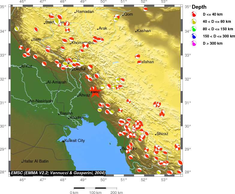 Regional moment Tensor