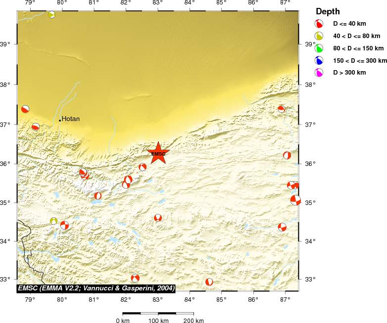 Regional moment Tensor