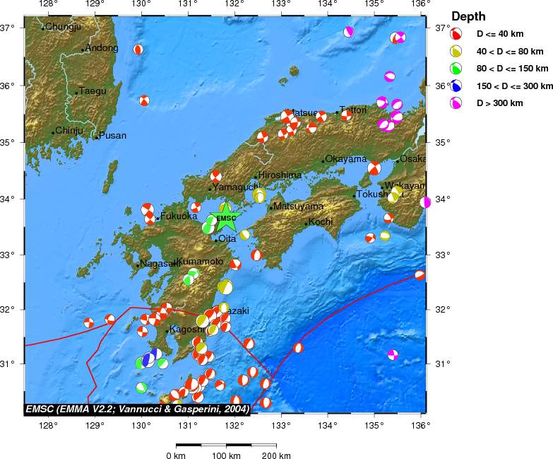 Regional moment Tensor