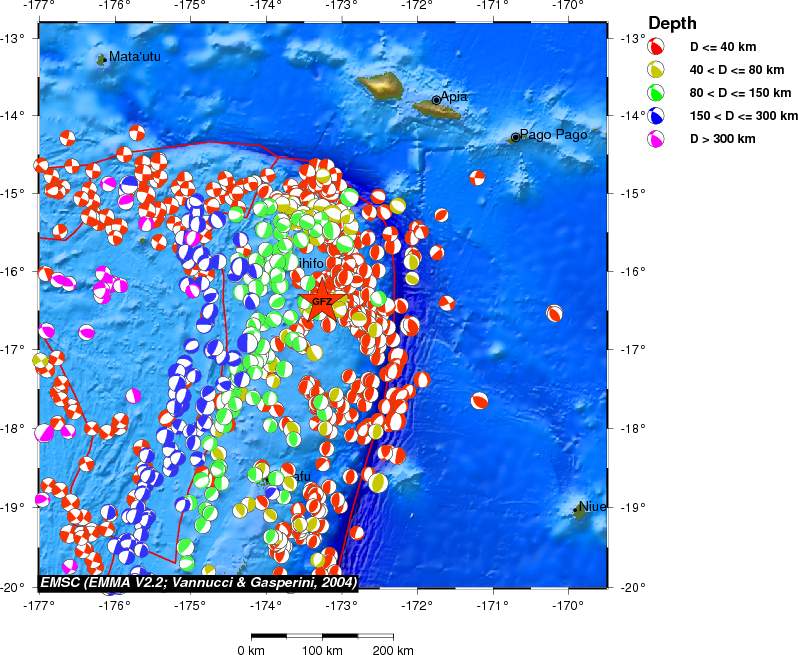 Regional moment Tensor