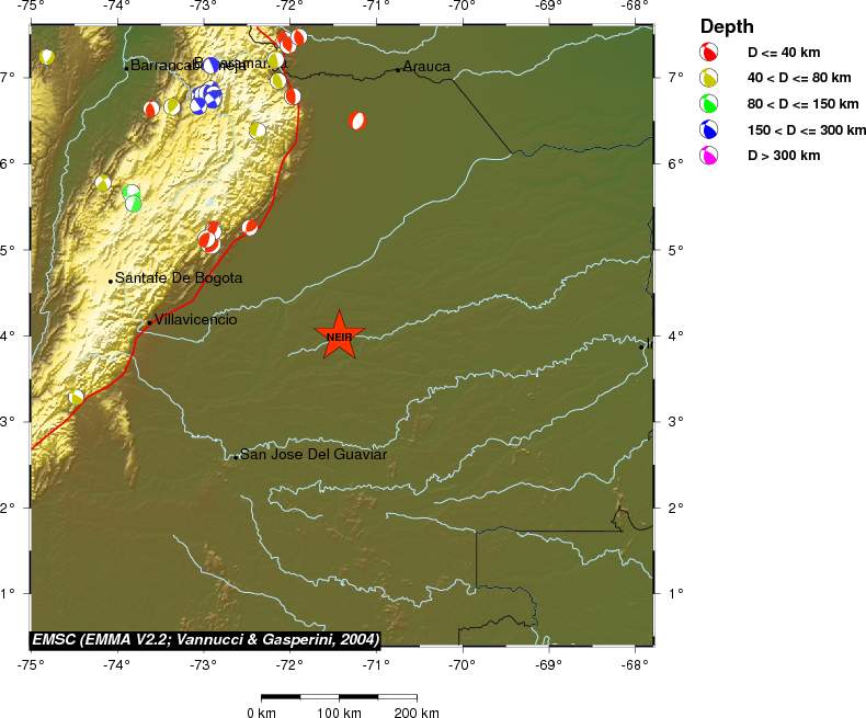 Regional moment Tensor