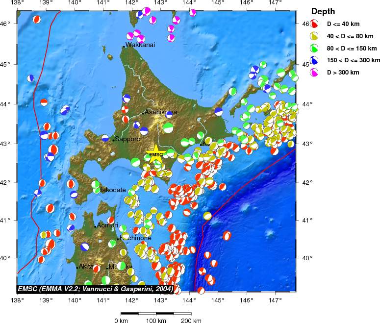 Regional moment Tensor