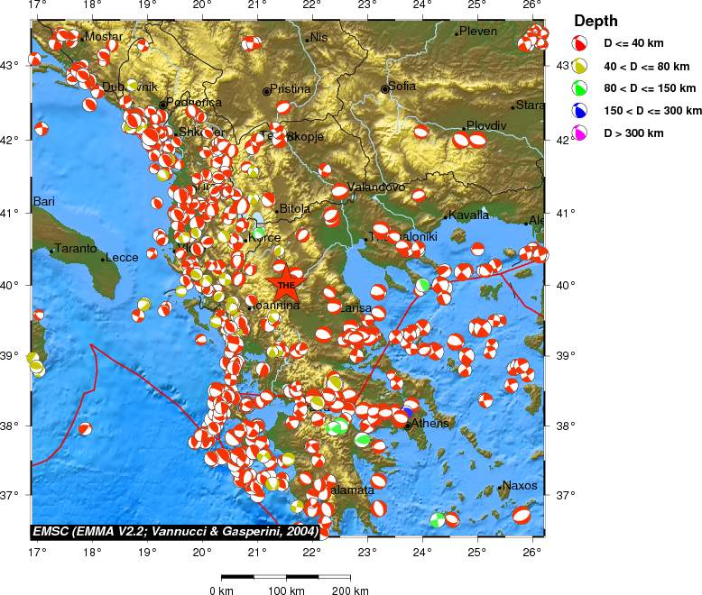 Regional moment Tensor