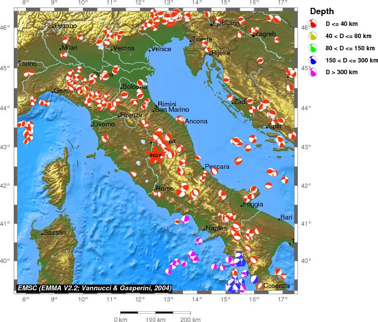 Regional moment Tensor