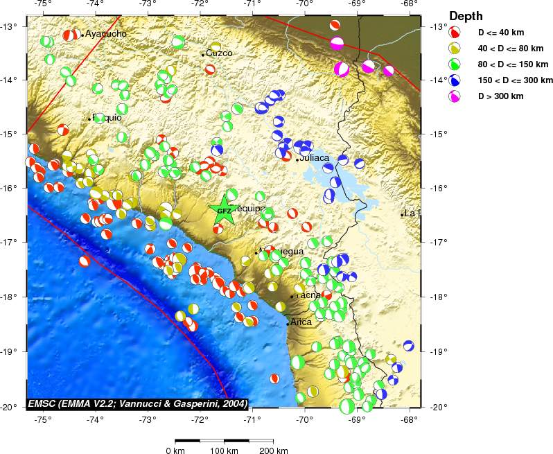 Regional moment Tensor