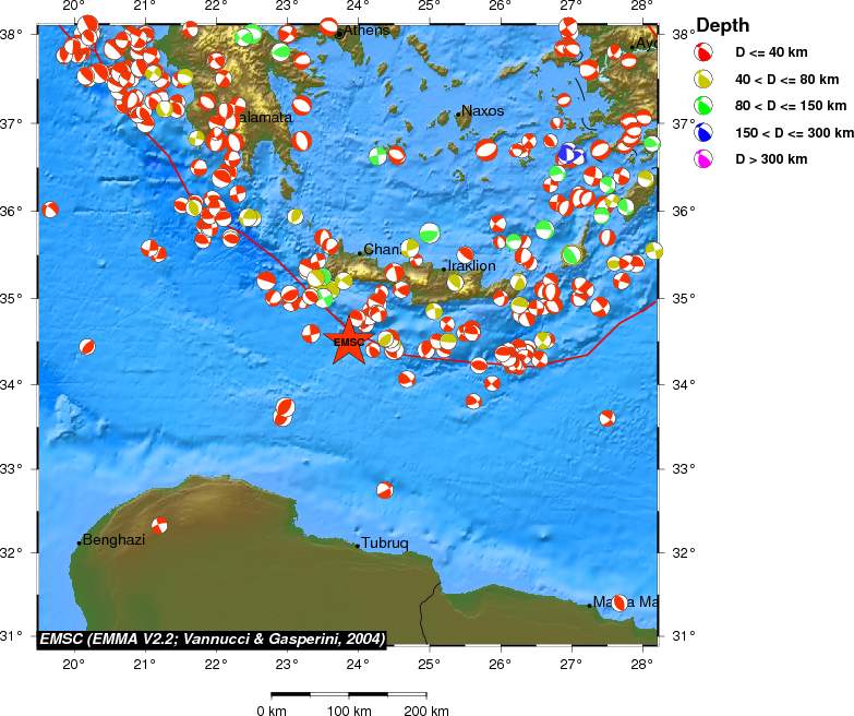 Regional moment Tensor