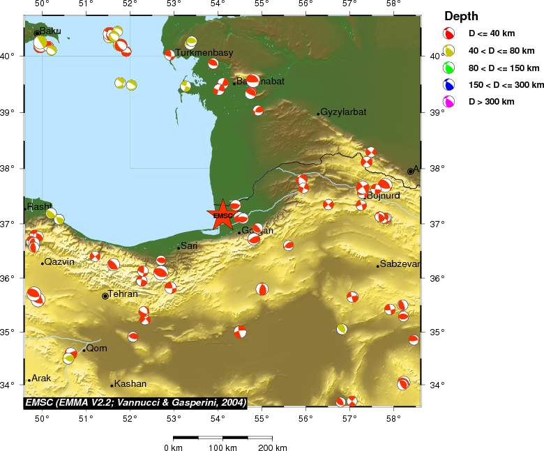 Regional moment Tensor
