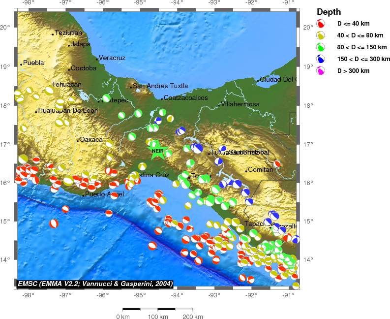 Regional moment Tensor
