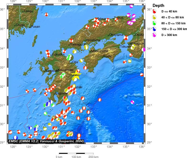 Regional moment Tensor
